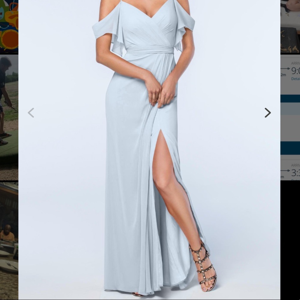 Watters Aldridge Bridesmaids Dress in Blue Harbor